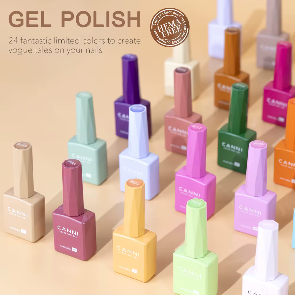 9ml CANNI Venalisa Hema gratuit vernis à ongles Semi Permanent couverture complète couleur Gel