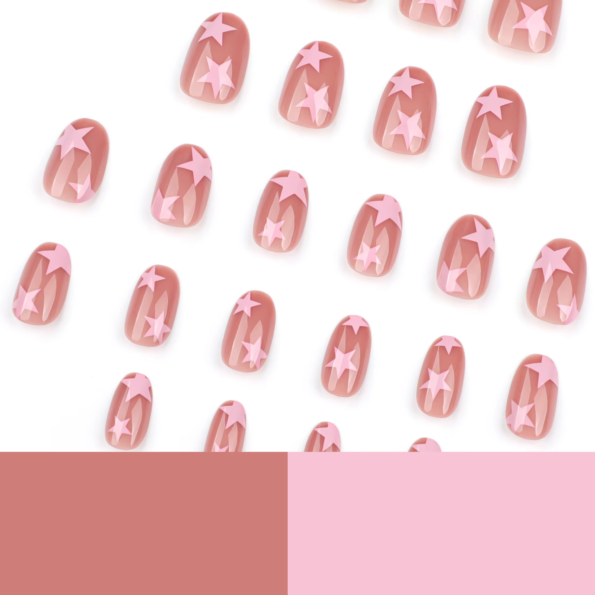 Faux ongles couleur chair