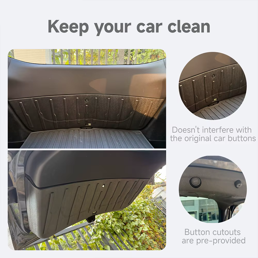 Tapis de protection anti-salissure TPE pour hayon arrière Tesla Model Y Juniper 2026
