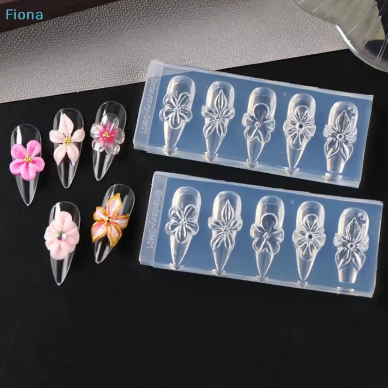 ✔ Moule en silicone 3D pour ongles