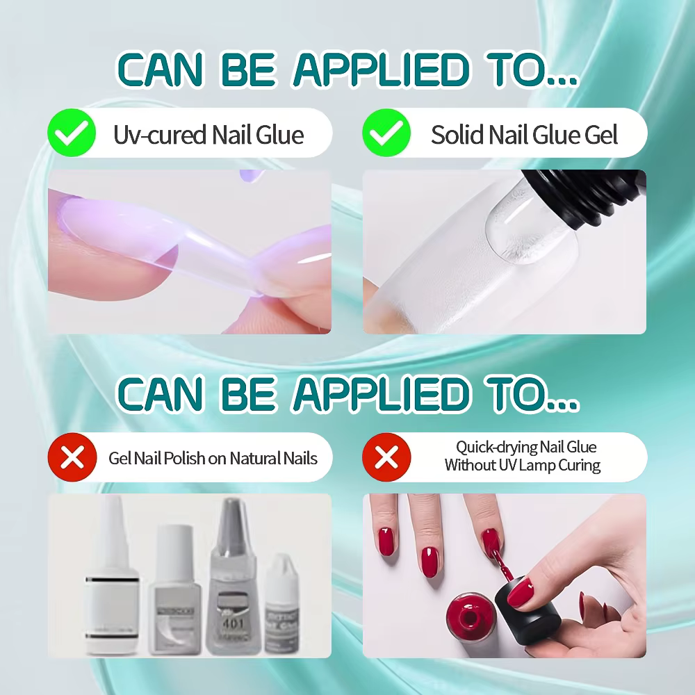 Stylo dissolvant pour colle à ongles - Sans acétone
