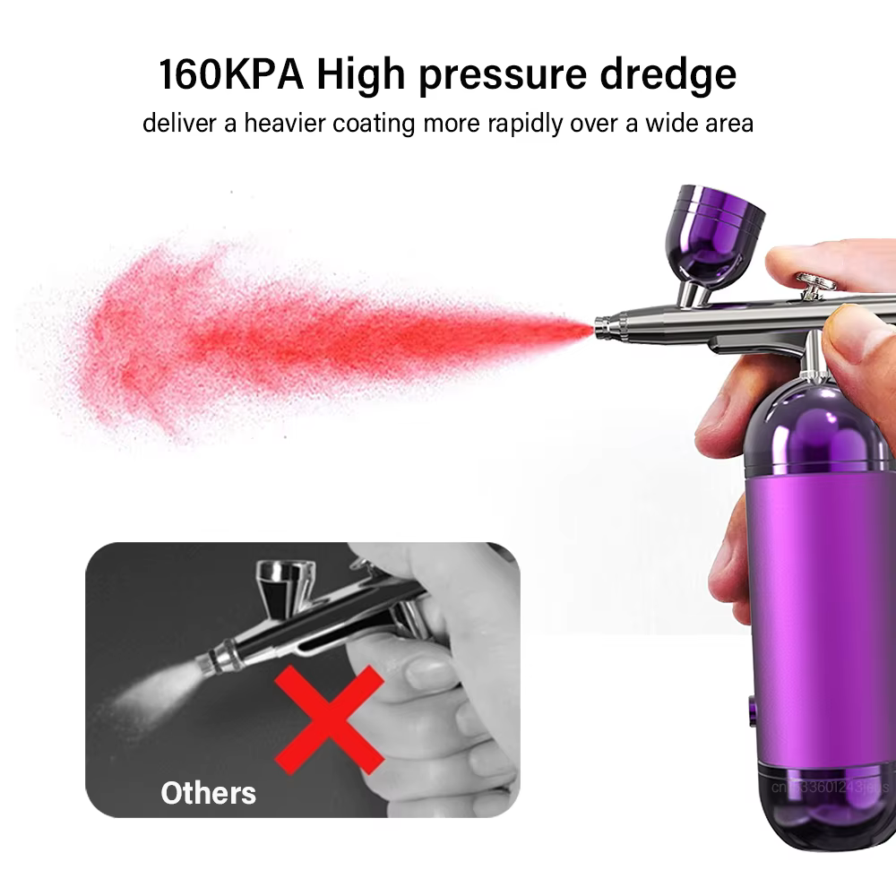 Aérographe à ongles avec compresseur
