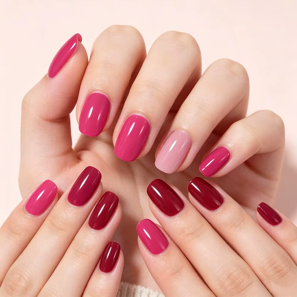 288 pièces de faux ongles courts