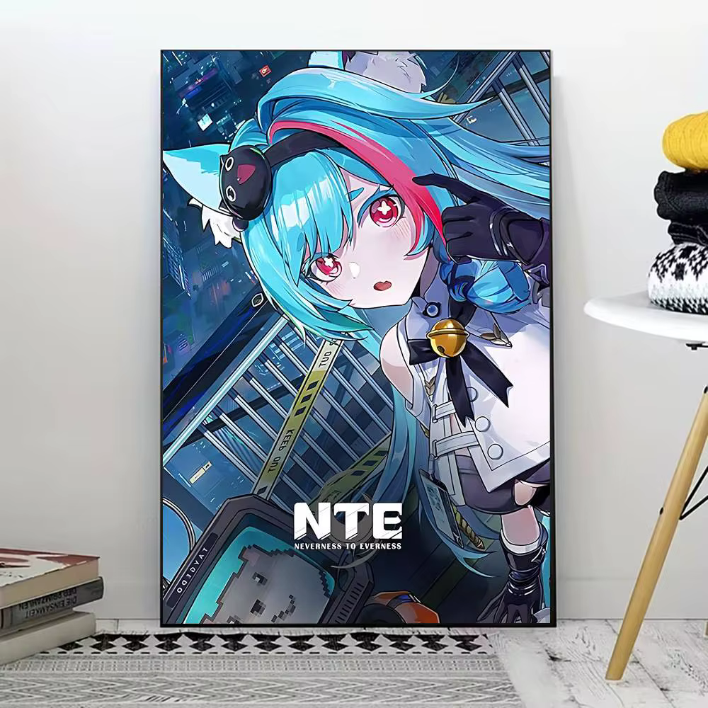 Affiche N-Neverness to Everness pour salon, chambre à coucher, bureau ou bar, sans cadre, utilisation en intérieur, décoration murale pour chambre à coucher.