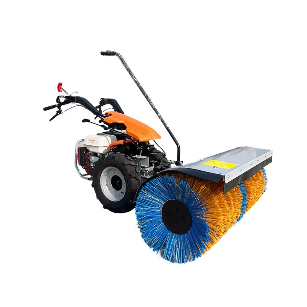 Lanceur de neige à poussée manuelle, petite Machine de déneigement, déneigement sur route extérieure, extrémité avant remplaçable