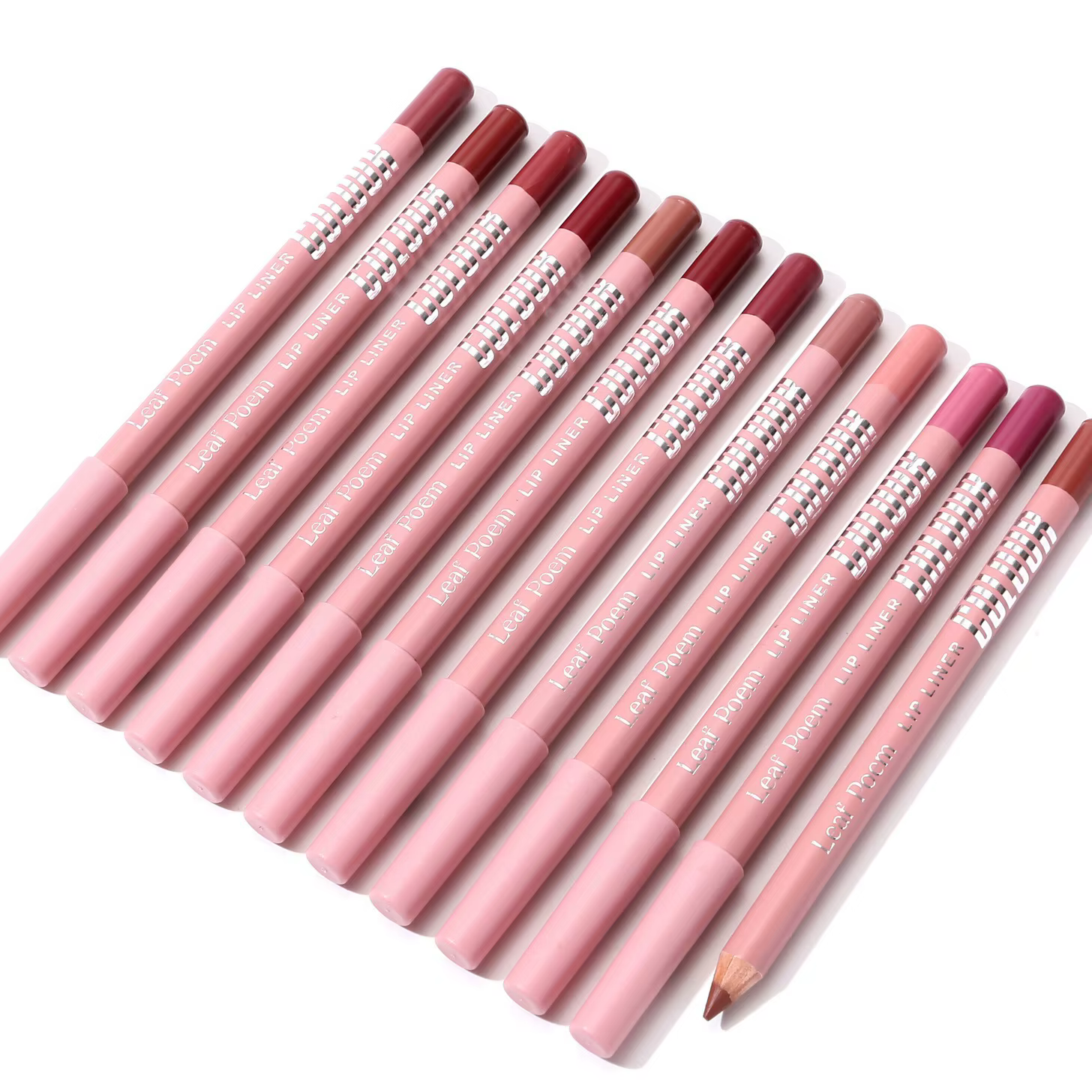 Crayon à lèvres mat 12 couleurs, imperméable, repulpant, rose, naturel, Nude, contour professionnel, maquillage pour Contour des lèvres
