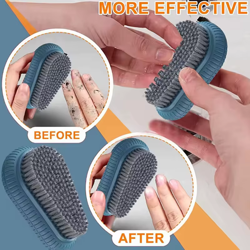 Soins pédicure nettoyage des mains brosse à ongles robuste gommage doux Art