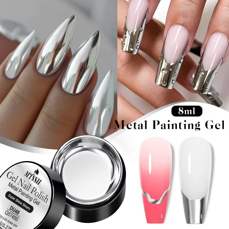 Vernis à ongles Gel pour peinture métallique