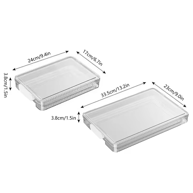 Boîte de rangement vide pour faux ongles, ensemble d'emballage pour organisateur de manucure, fournitures pour ongles avec ruban adhésif Double face