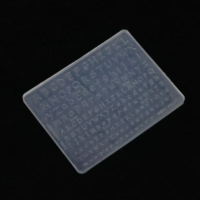 Moule à ongles en silicone transparent