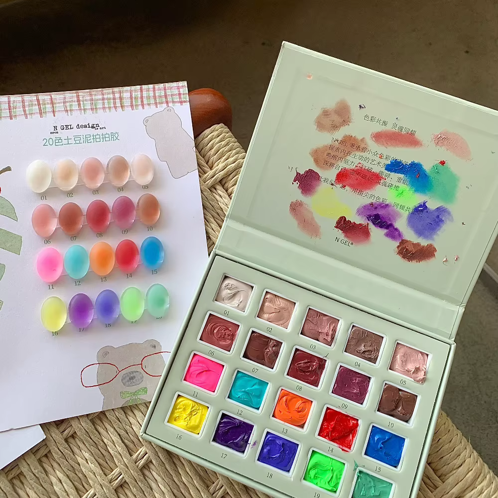 Vernis à ongles gel fluorescent 20 couleurs