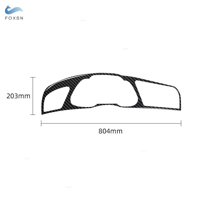 Pour Audi A4 B8 2009-2016 A5 2008-2017 Q5 2009-2017 accessoires de voiture panneau de tableau de bord compteur de vitesse Navigation cadre Surround garniture