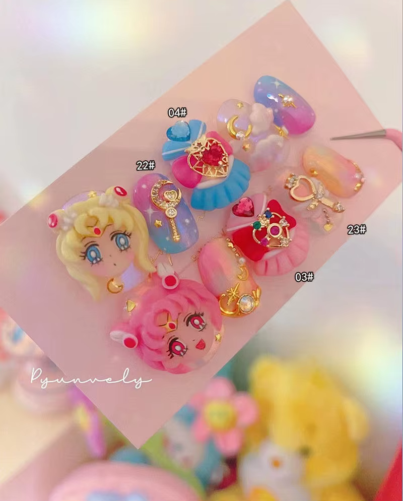 Bijoux de manucure Sailor Moon