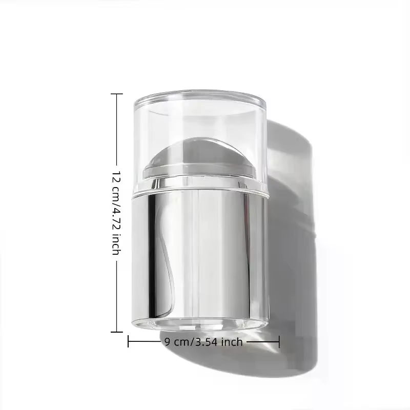 Mini sceau à ongles Transparent avec grattoir