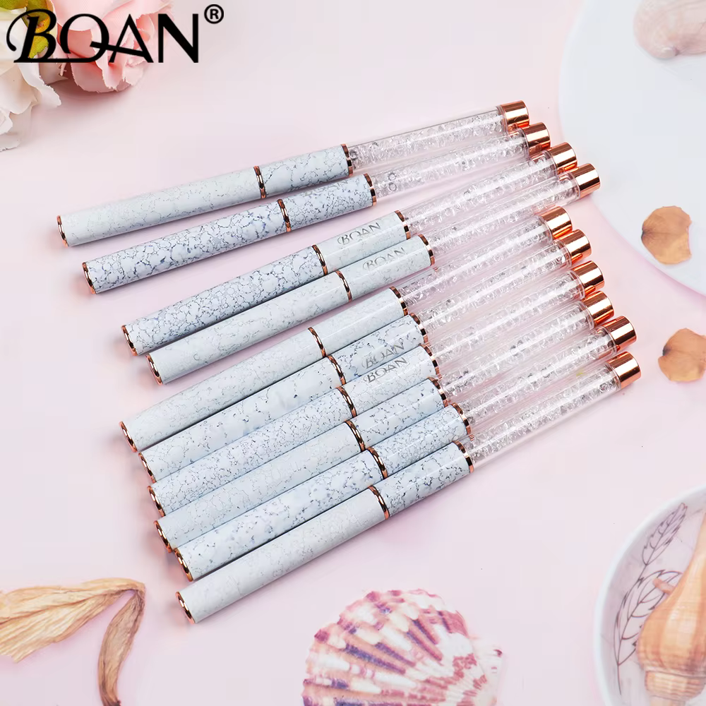 BQAN – brosse à ongles marbrée or Rose
