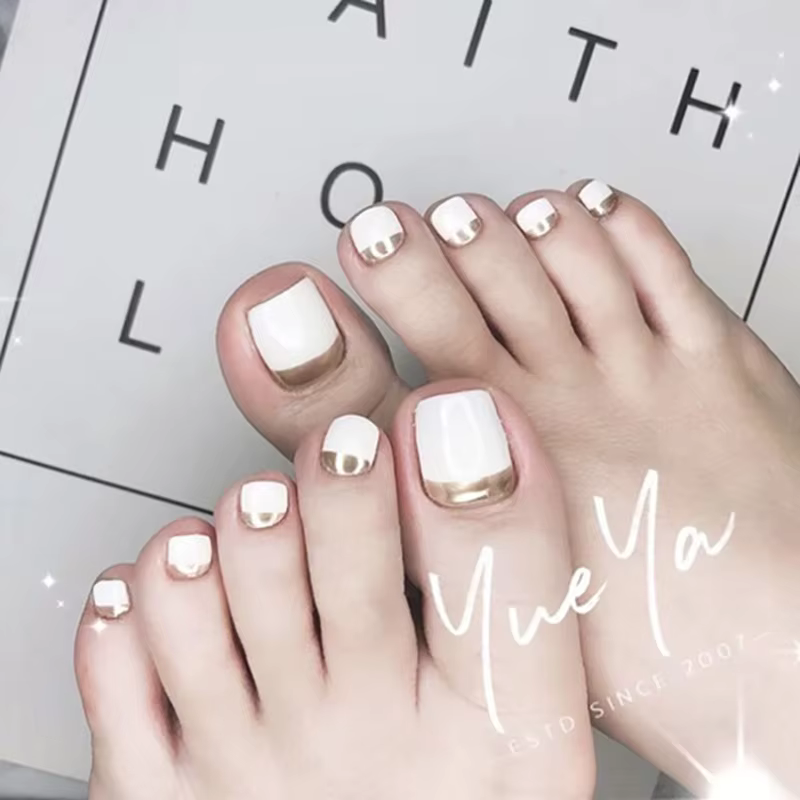 500 faux ongles d'orteils artificiels