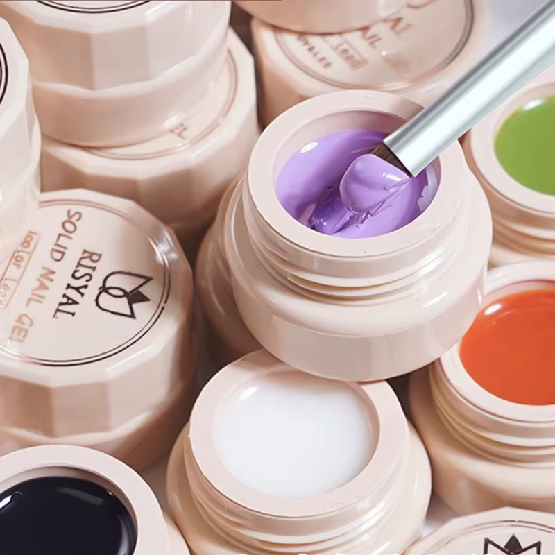 Macaron-Verhéritage à Ongles Gel UV Semi-Continu