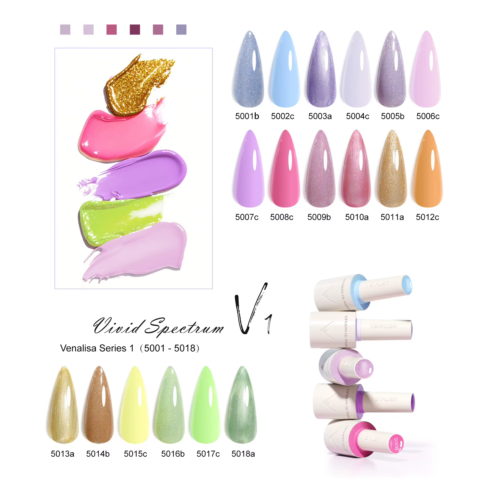 Venalisa – vernis à ongles Gel blanc laiteux
