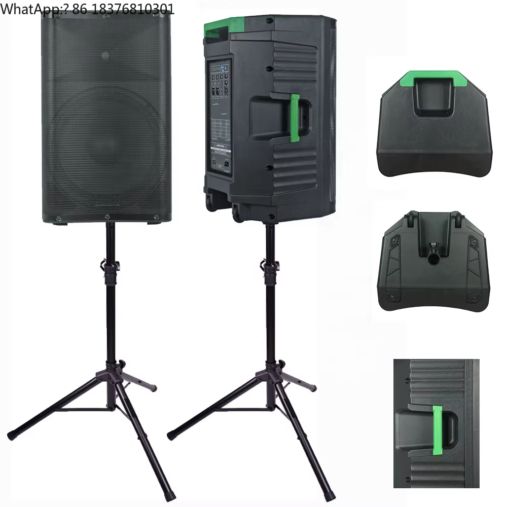 Système de sonorisation professionnel polyvalent de 2000 Watts avec haut-parleur de 15 pouces, enceinte PA avec BT, DSP, mixeur, écho de guitare