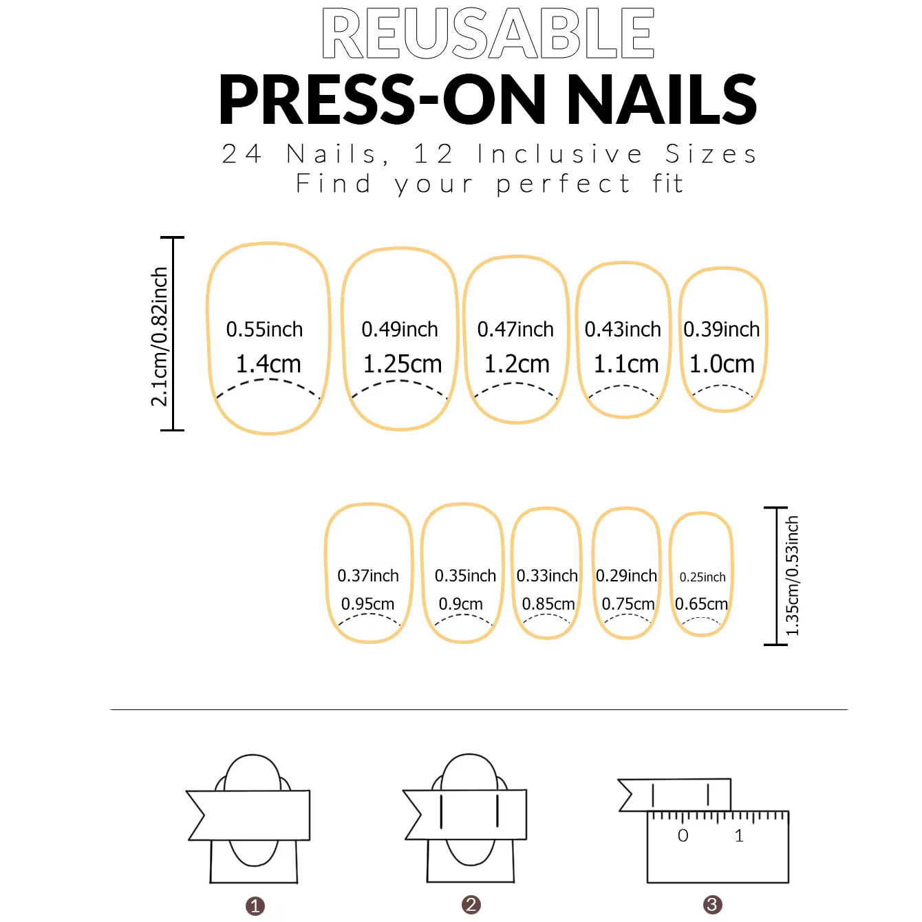 120 faux ongles ovales moyens rose ombré minimalistes