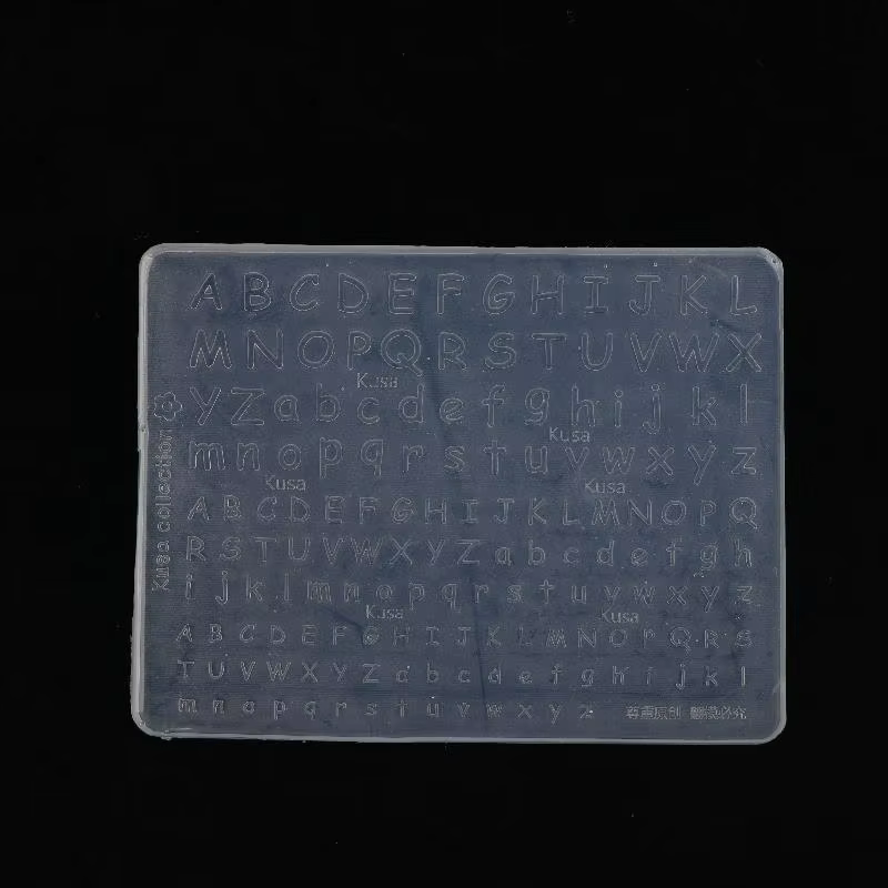 Moule à ongles en silicone transparent