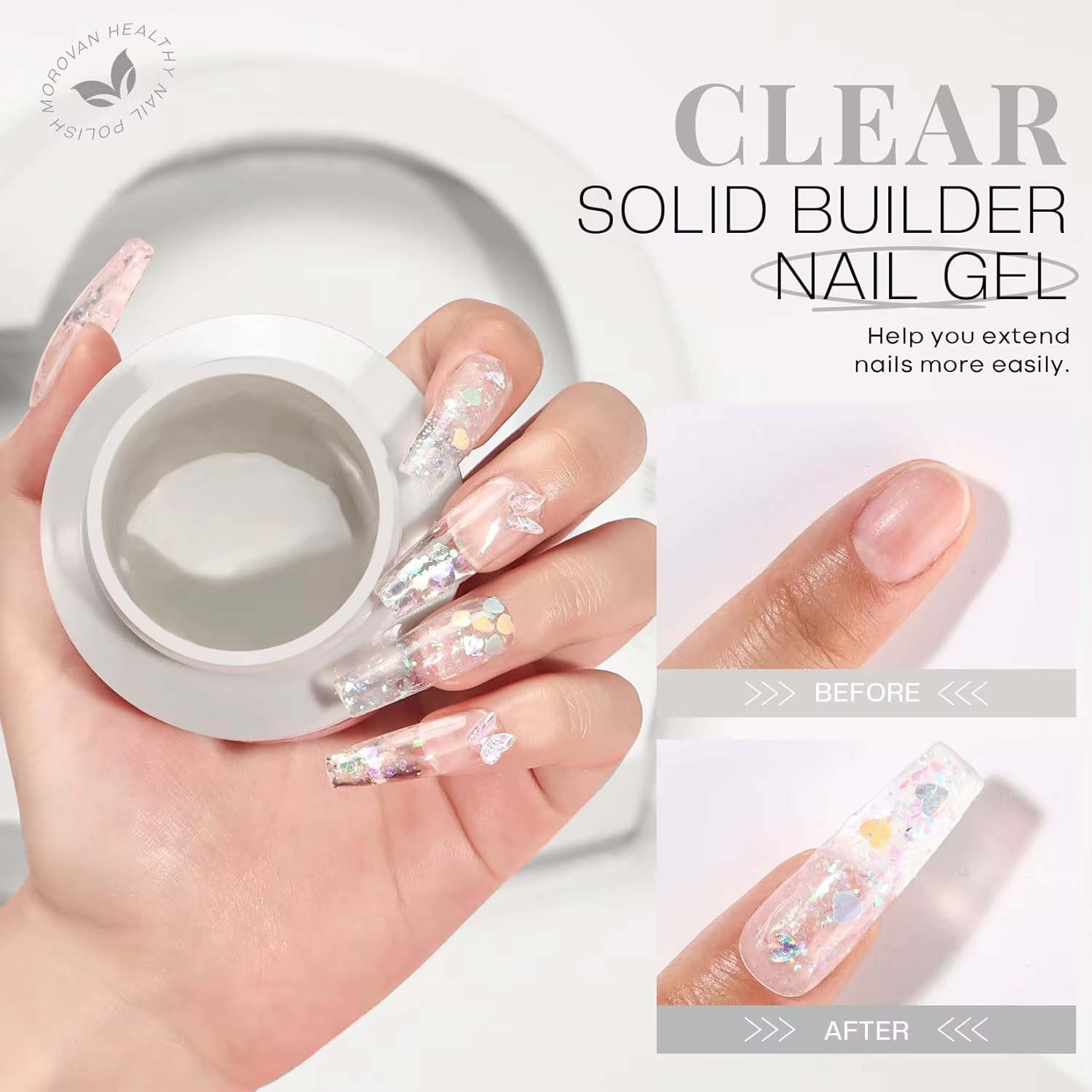30ml constructeur de Gel solide Non collant Gel pour ongles