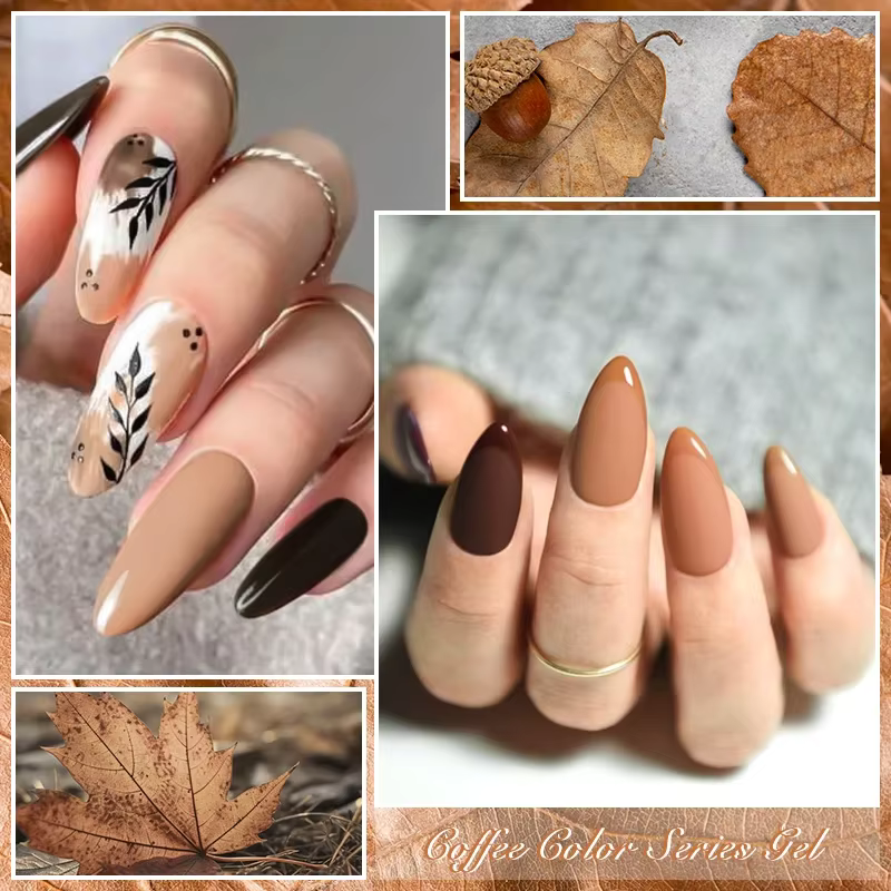 Vernis à ongles Gel marron café