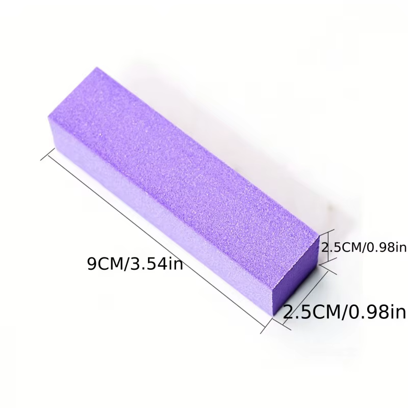 Lot de 5 blocs de polissage pour ongles