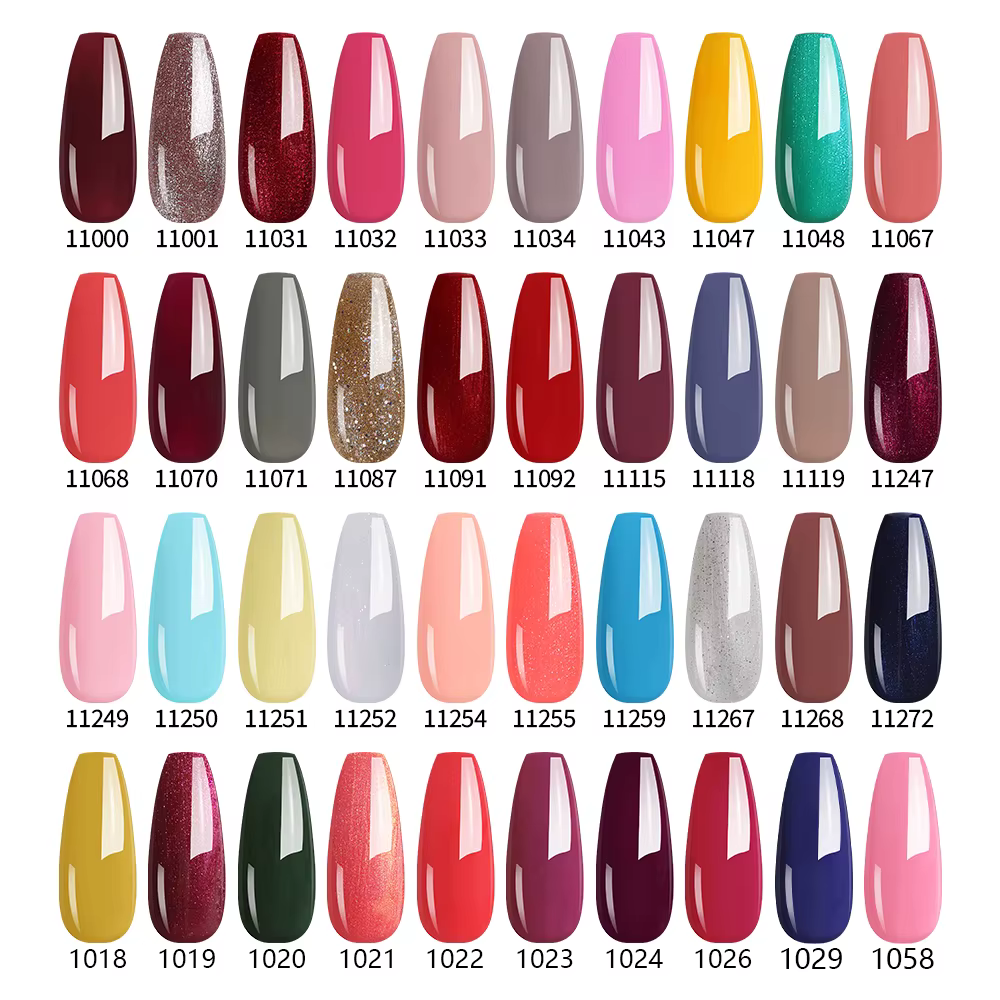 NAILCO 283 couleurs Gel Vernis à ongles Base supérieure
