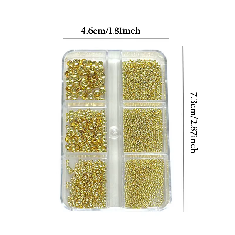 Breloques pour ongles 0.8-3mm