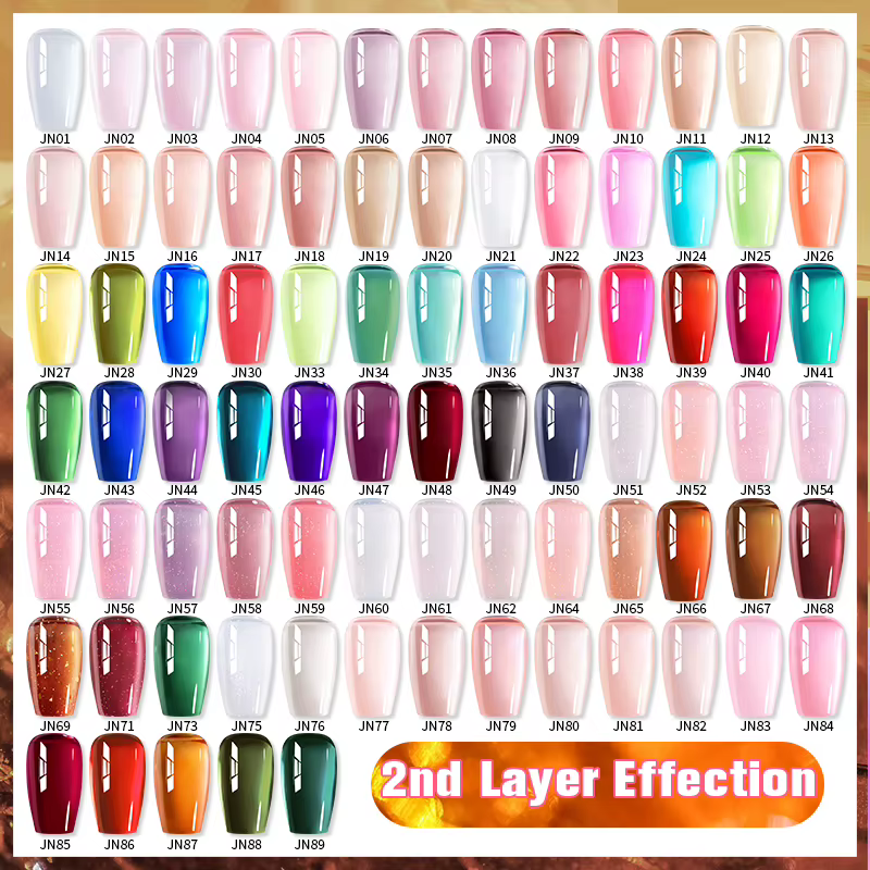 BORN PRETTY gelée Transparent Gel vernis à ongles couleur rose chair UV tremper Gel