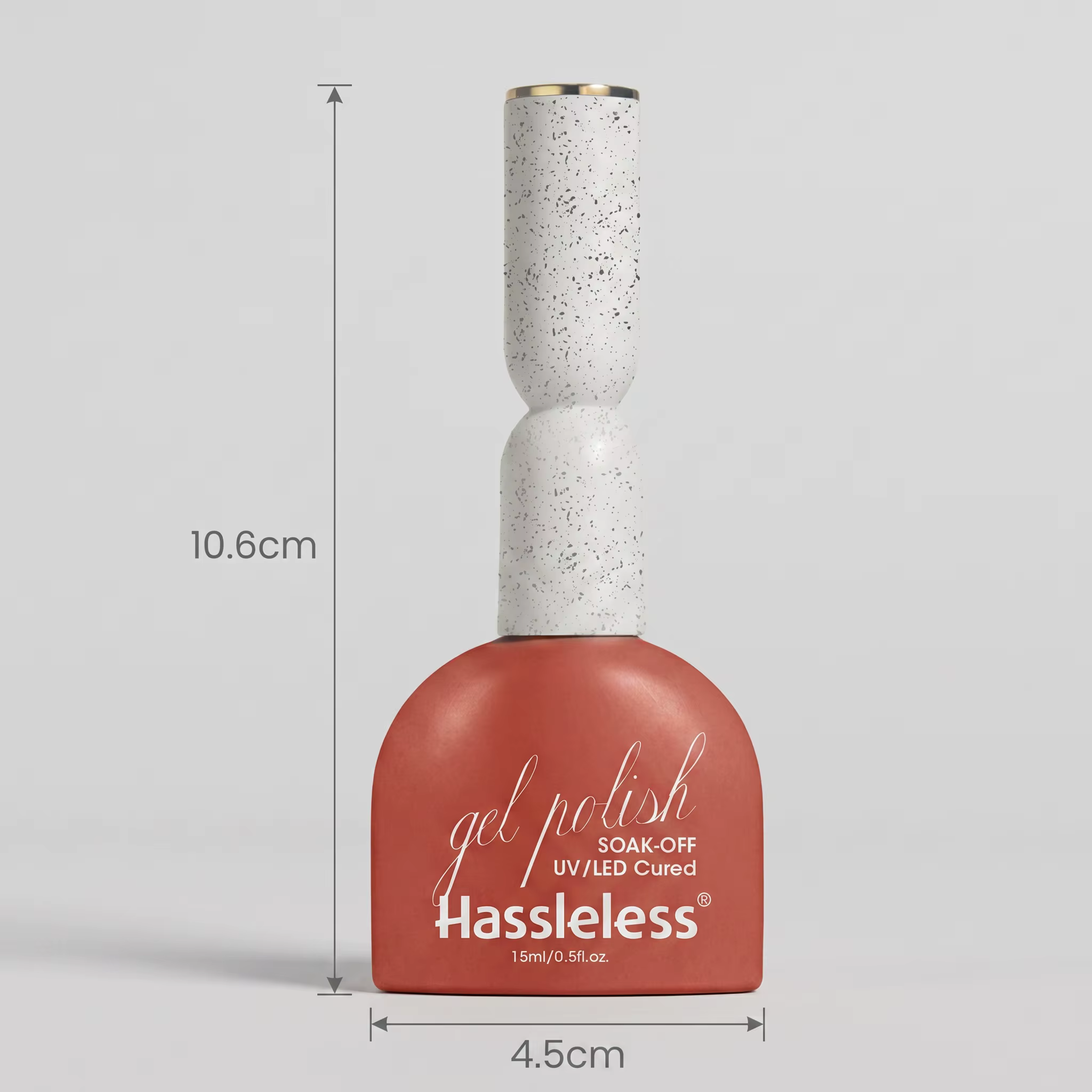 Ensemble de vernis à ongles vintage rouge-brun 6 couleurs