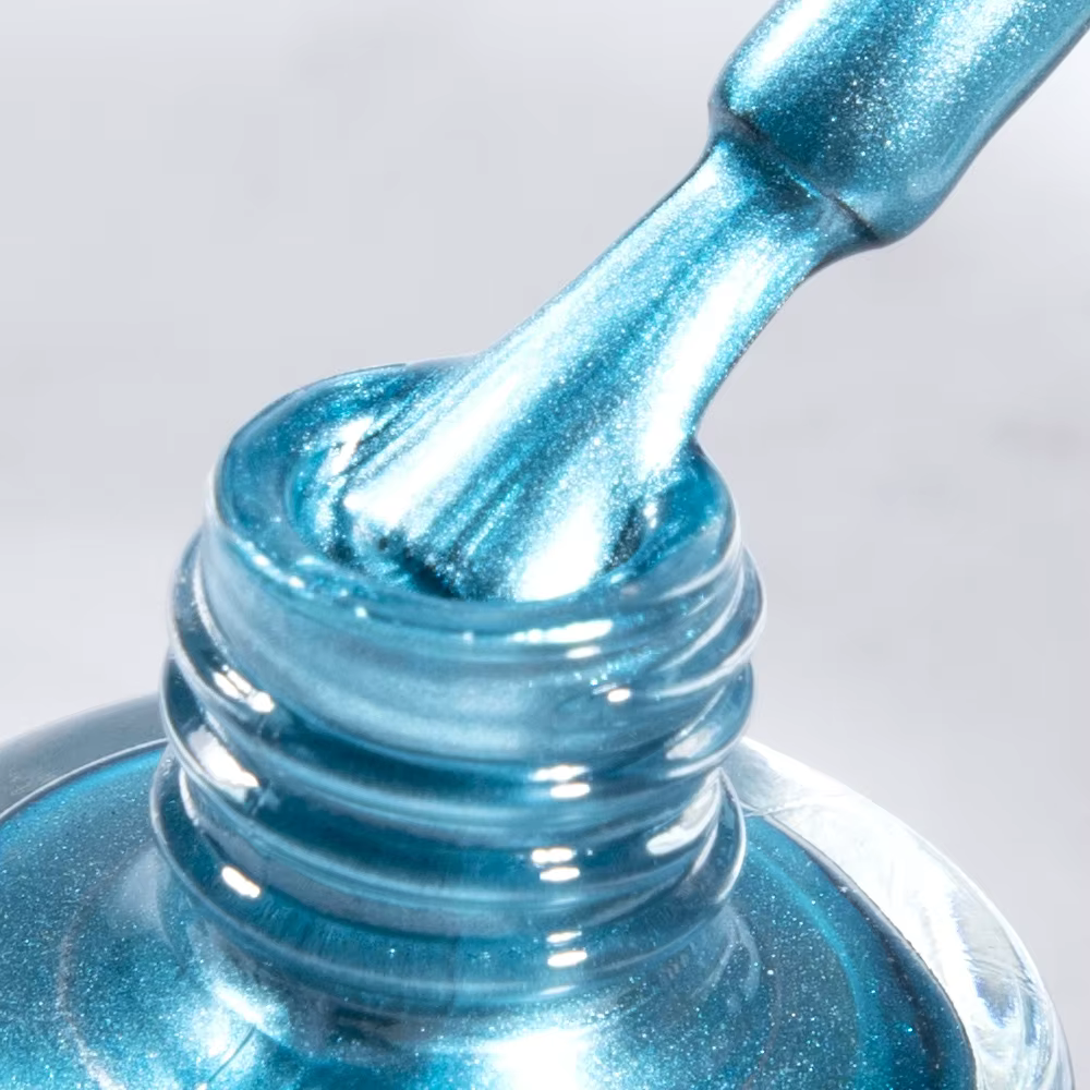 Tinovo Uno – vernis à ongles bleu métallique