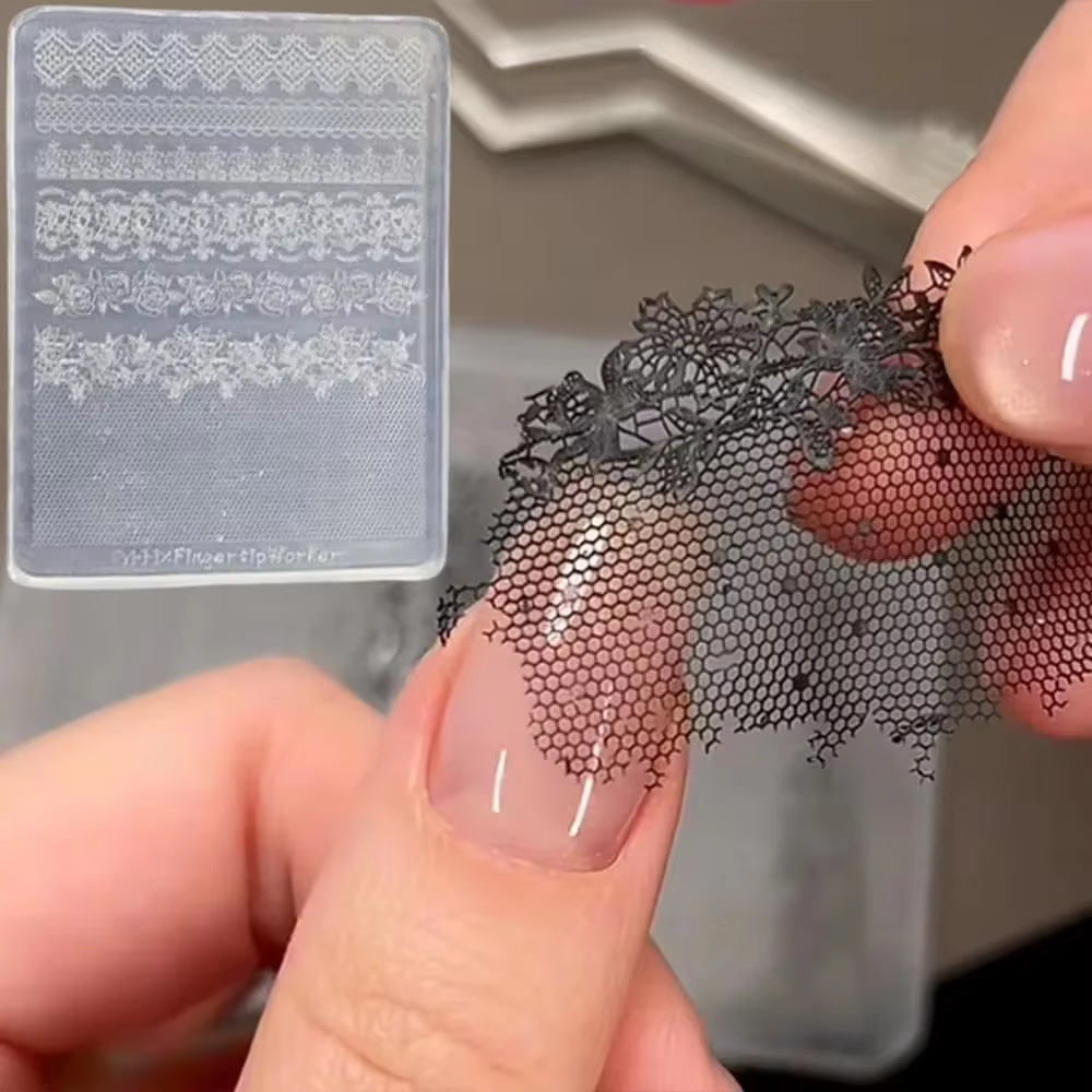 1 pièce Moule à ongles en silicone DIY pour manucure
