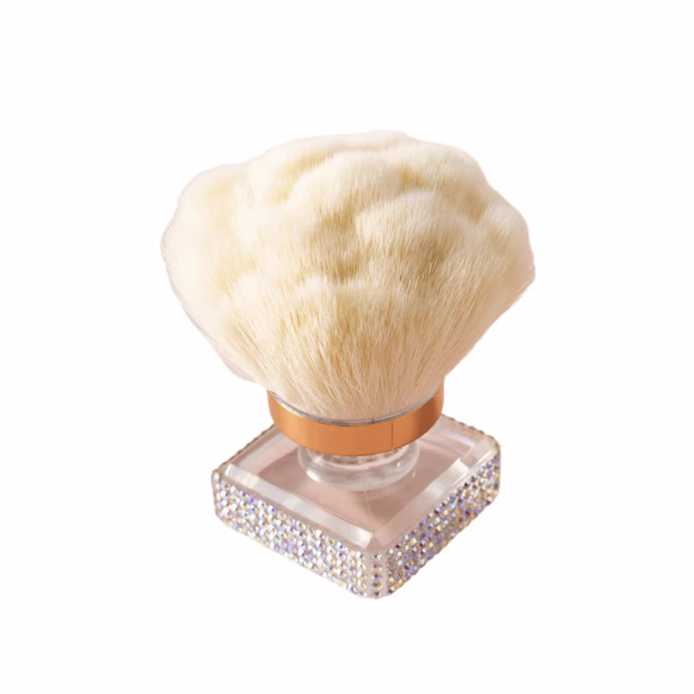 Brosse de nettoyage pour ongles en forme de rose