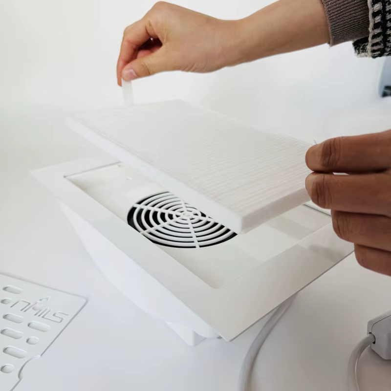 Fournitures de manucure, aspirateur de bureau de table puissant, absorbeur de poussière pour ongles, aspirateur, machine à ventilateur