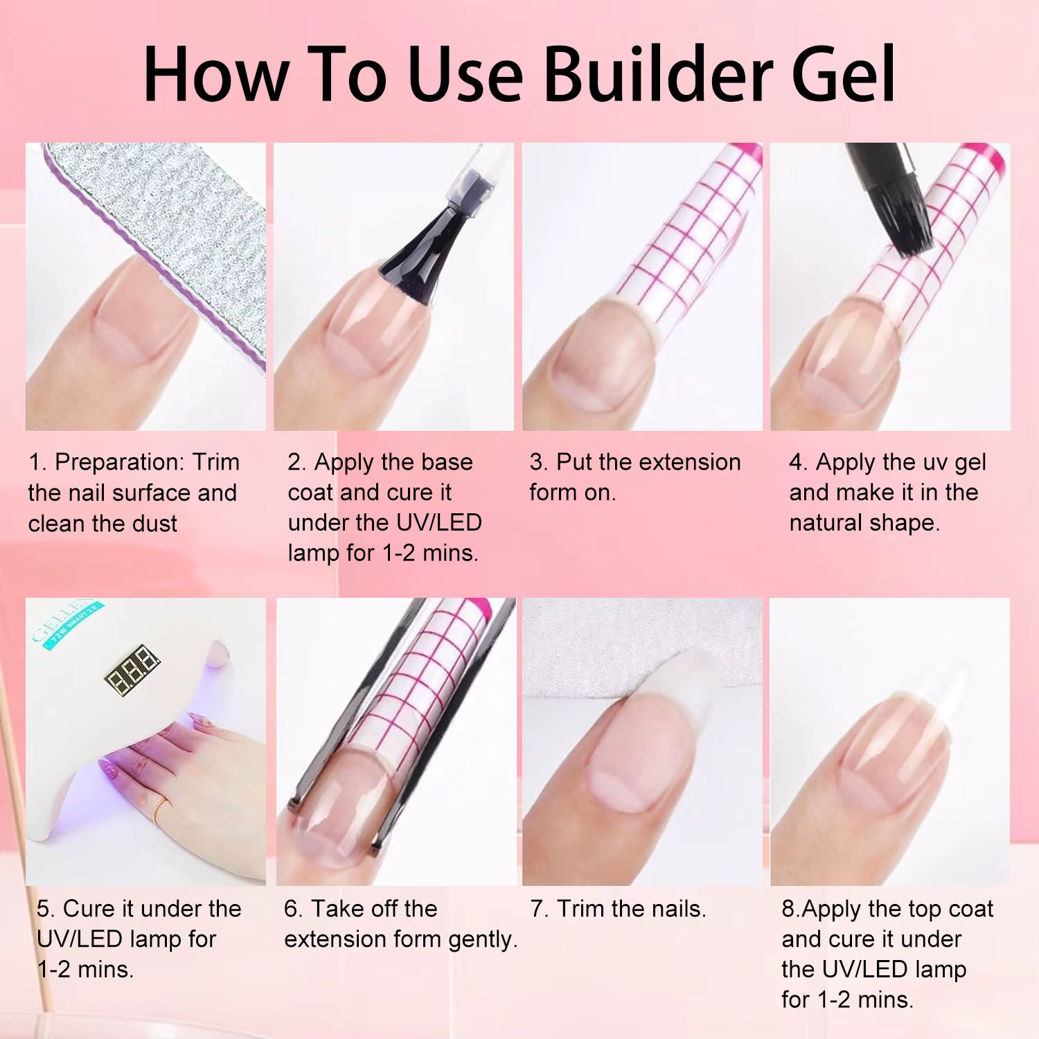 Gel de construction pour ongles HL 20g