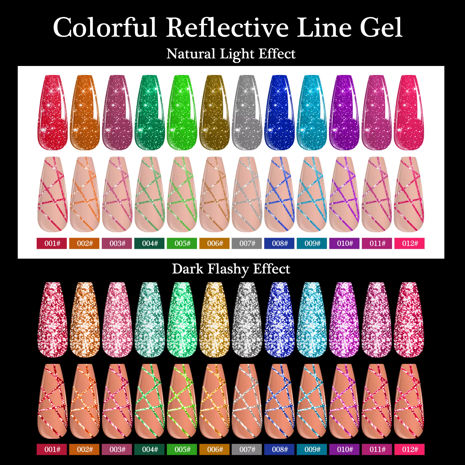 Gel vernis à ongles doré argenté scintillant