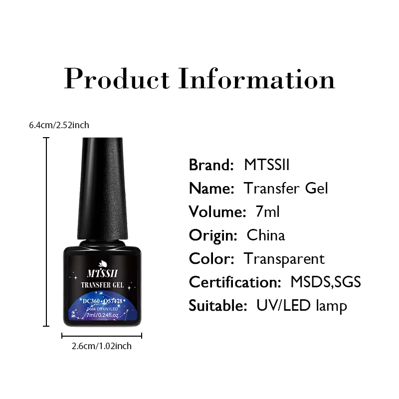 Vernis à ongles en feuille de transfert
