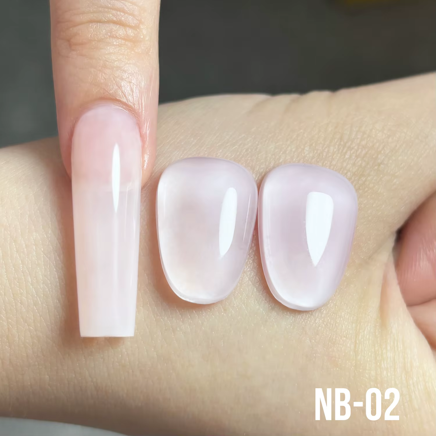 KODI JYJ Gel de Base en caoutchouc naturel 2 en 1 couleur nue couche