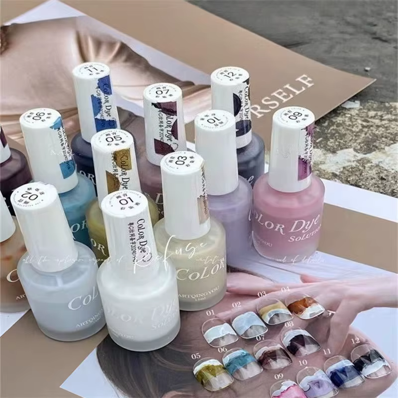 Vernis à ongles Gel liquide fleuri