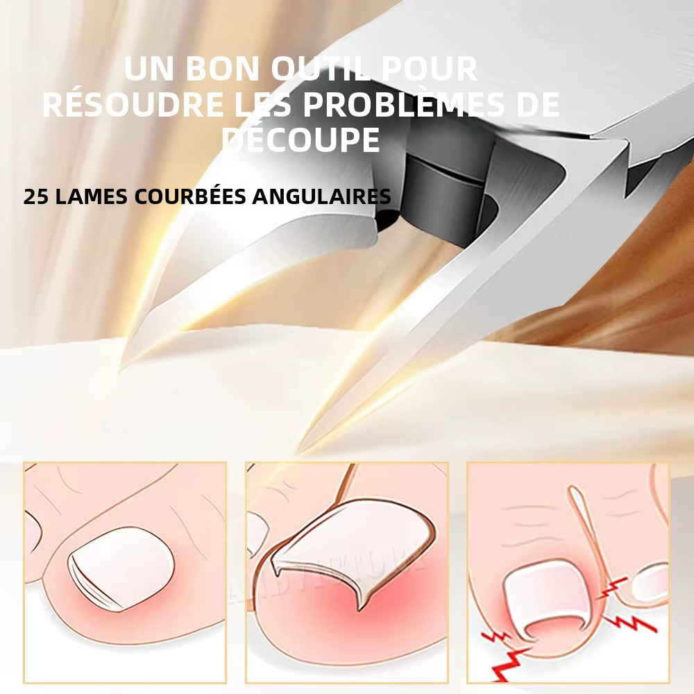 Coupe-ongles incarnés, pince correctrice de podologie