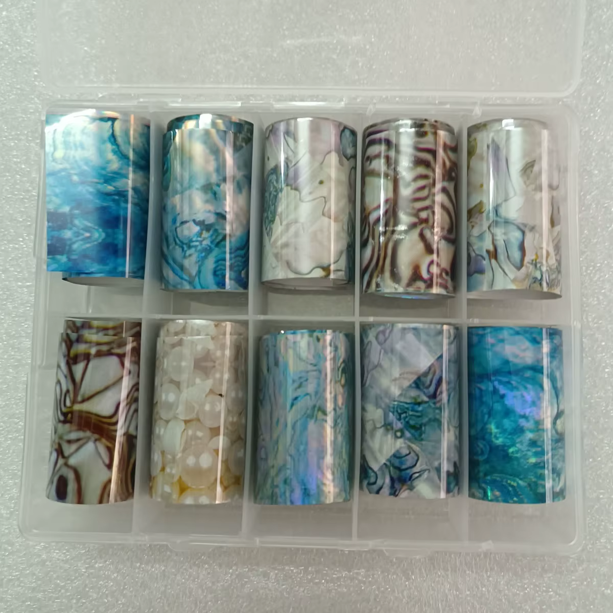 Feuilles d'autocollants de transfert en feuille pour ongles