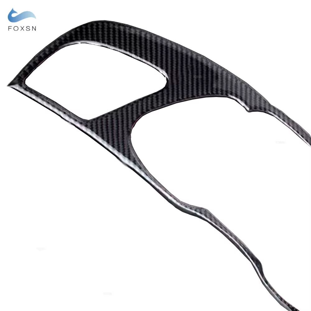 Accessoires de voiture en Fiber de carbone pour Audi A4 B8 2009-2016 A5 2008-2017 Q5 2009-2017, revêtement d'habillage de cadre de tableau de bord automobile