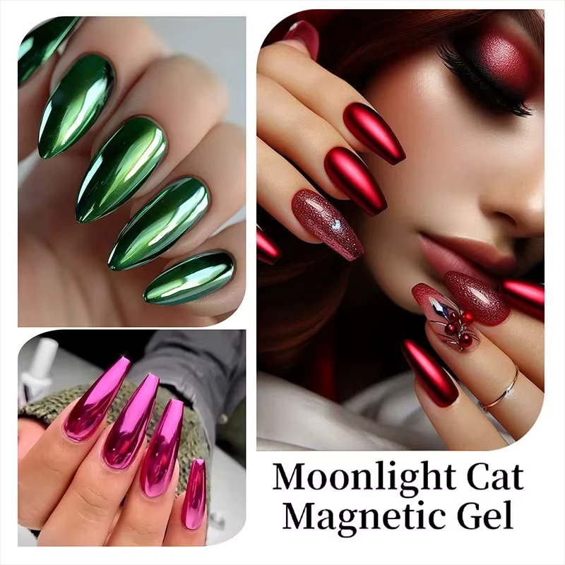 Vernis à ongles effet miroir métallique 12 couleurs