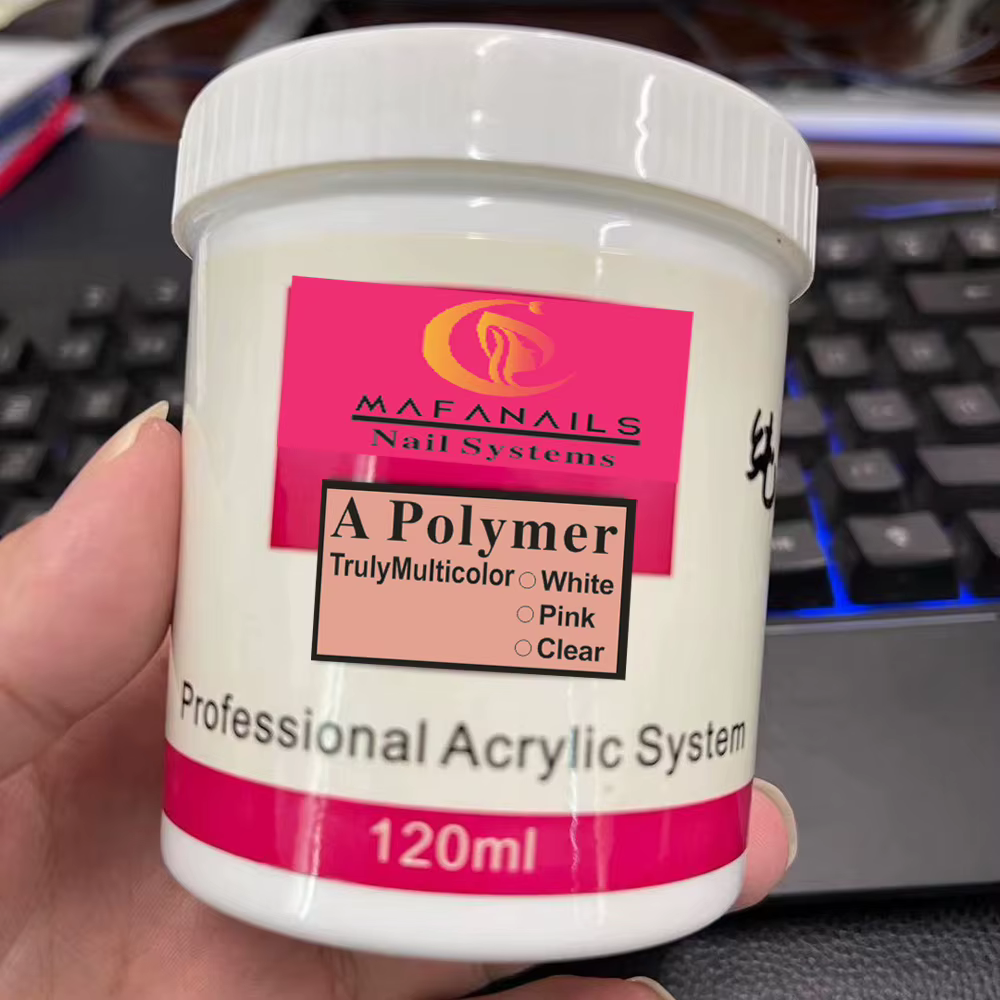 1 bouteille de poudre acrylique pour ongles