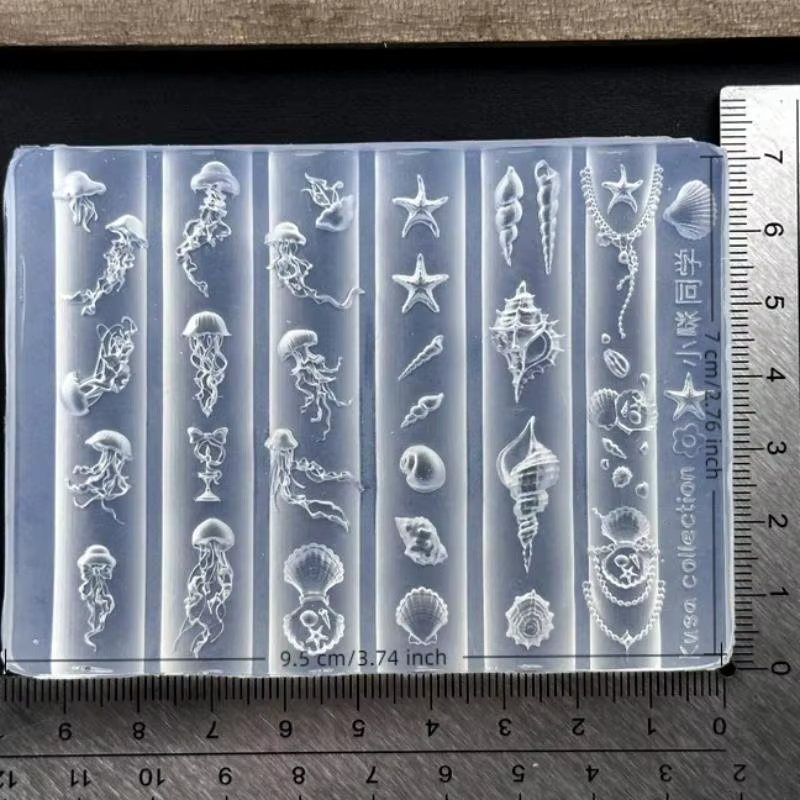 Moule en silicone 3D motif Danse du Lion de dessin animé pour nail art