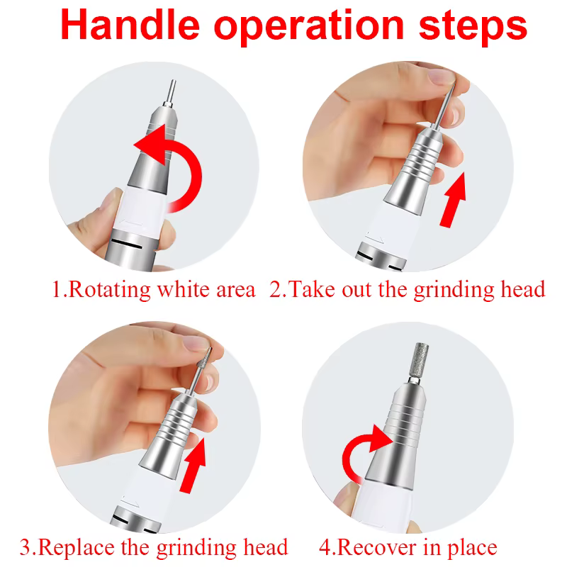 Stylo perceuse à ongles électrique