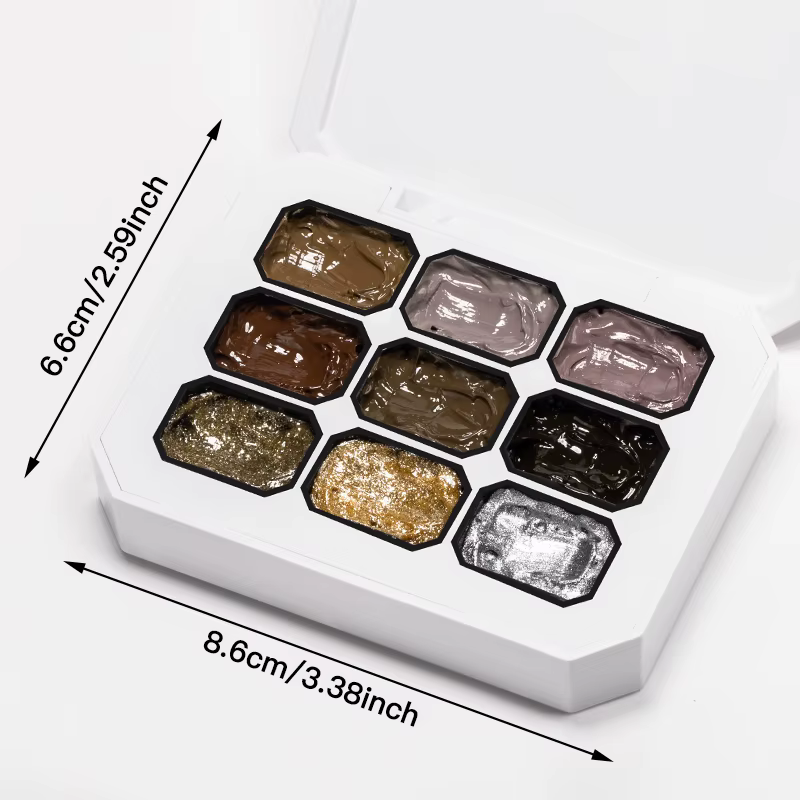 9 couleurs chaud hiver tapotement peinture Gel vernis à ongles effet paillettes tremper Gel