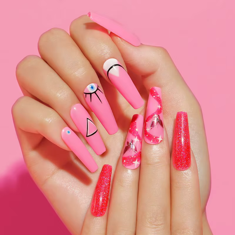 ROSALIND multicolore vernis à ongles Gel nu rose brillant